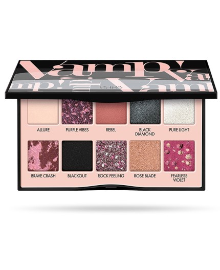 PUPA Milano Vamp! - Scented Palette oogschaduw 10 kleuren - 003 Rebel Black