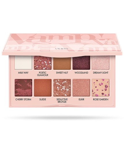 PUPA Milano Vamp! - Scented Palette oogschaduw 10 kleuren - 006 Dreamy Pink PUPA Milano Vamp! - Scented Palette oogschaduw 10 kleuren - 006 Dreamy Pink