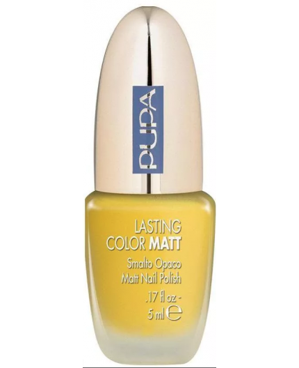 Pupa Lasting color nagellak Matt Yellow